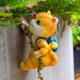 Cute kitten outdoor flower gardening wall hanging wall decoration courtyard tree hanging flower pot hanging kindergarten decoration ornaments