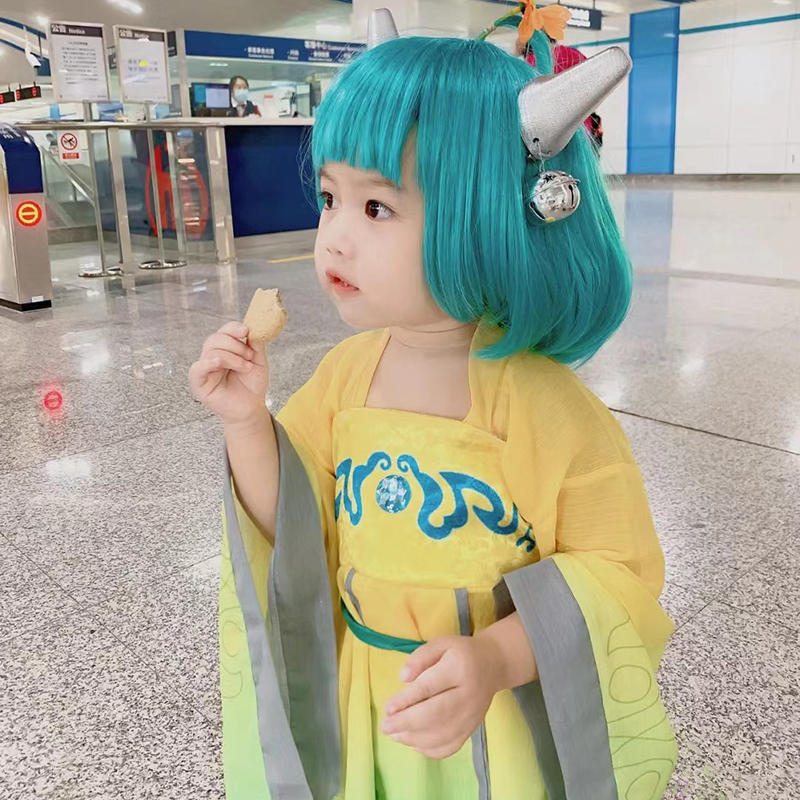 米悠塔:现货王者荣耀 蔡文姬cos服儿童 天籁弦音cosplay服装动漫