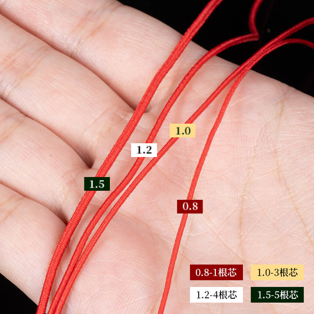 Hericium Buddha bead bracelet elastic rope cored wire wenwan string tool rubber band string bracelet threaded beads beaded rope