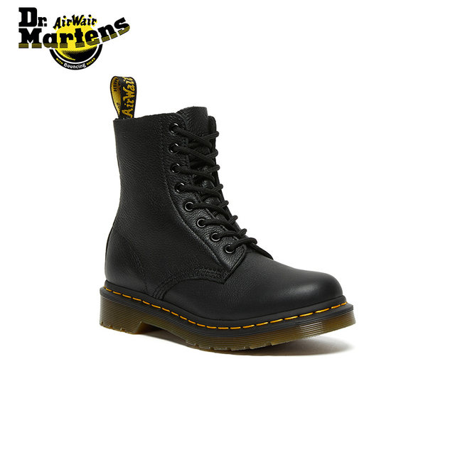 Dr.Martens Dr. Martin 1460 Virginia British style men's and women's winter litchi pattern soft leather Martin boots