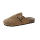 Birken shoes thick sole heightened toe drag for women 2025 summer three-happy cork Japanese Boken spring wear semi-slippers