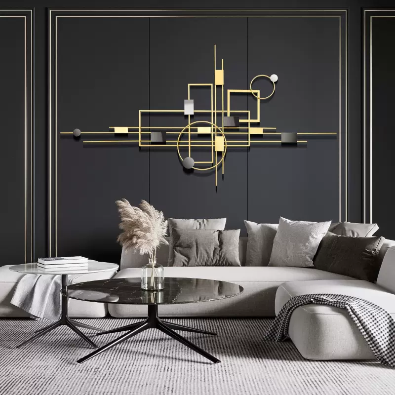 北欧风格立体墙挂饰创意铁艺壁饰 新人首单立减十元 21年12月 淘宝海外