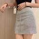 American sports short skirt for women in summer new large size high waist slim A-line skirt anti-exposure hip-cover skirt fat MM