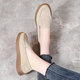 Loafers Women's 2025 Autumn New Large Size Women's Shoes One-Piece Soft Soled Comfortable Peas Shoes Not Tiring Feet Mom's Shoes