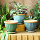 Deroma Nordic design tropical style glaze series Southeast Asian style indoor home ceramic basin