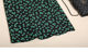 Floral skirt summer 2025 new mid-length versatile high-waisted large size women's temperament chiffon slim A-line long skirt