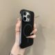 Minimalist thin circle magnetic frameless cooling new model 17 suitable for iPhone 16 promax mobile phone case Apple 15 solid color skin feel matte 14 ultra-thin 13pm anti-fall 15plus half pack 12 hard shell