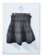 National Ladies Broken Umbrella Skirt Wool Knitting Skirt Solid Polytic A -line Skirt Tong Japanese High -waisted Skirt
