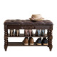 Solid wood shoe rack new Chinese -style shoe stool door at the door of home shoe cabinet multifunctional storage stool test shoe stool to house shoe rack stool
