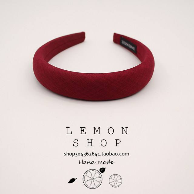 
Korean style simple hairband for women with high skull and hair volume, face wash headband 2025 new style high-end hairpin wide version headwear