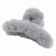 Autumn and winter new furry small size hair clip hair clip girl shark clip back head clip hair clip temperament headwear for women