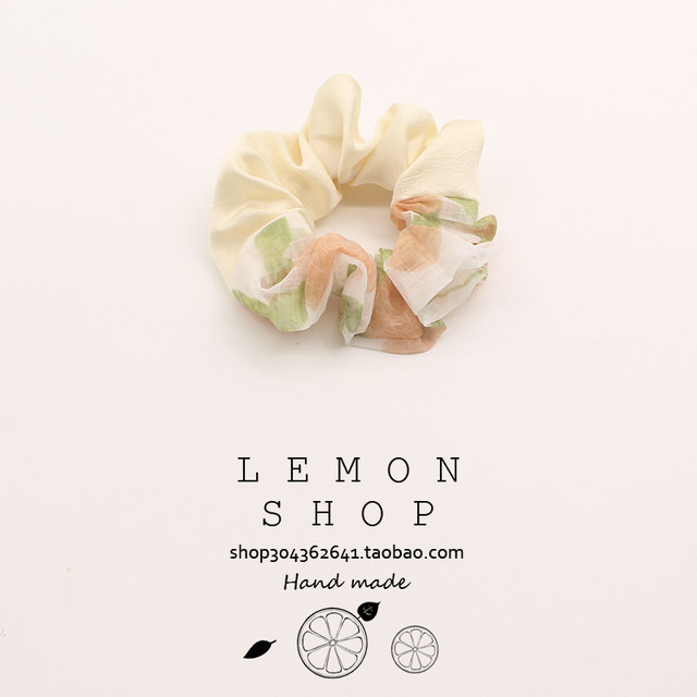 Super fairy large intestine hair circle women's high-end sense of internet celebrity hair rope tie head rope 2025 new style bun head ponytail hair accessories