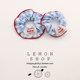 Blue plaid large intestine hair circle Internet celebrity 2025 new fabric headband hair accessories sweet fresh personality temperament women