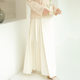 New autumn and winter women's Chinese dress, slim white skirt, new Chinese style, versatile plus pleated gauze skirt, half-body long skirt