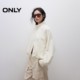 ONLY2025 summer new comfortable solid color pocket handsome stand collar design raglan sleeve thin loose jacket for women