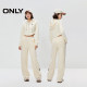 ONLY summer new solid color texture slimming straight sports sweatshirt/trouser pants glutinous rice casual pants set
