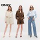 ONLY summer design sense two-piece set retro denim short long-sleeved shirt for women 124262005