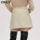 ONLY summer temperament, versatile, comfortable, fashionable and trendy, irregular college style pleated short skirt, A-line skirt for women