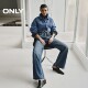 ONLY2025 Summer New Style Light and Light Lacele Retro Washed High Waist Loose Straight Trousers Jeans Women