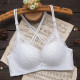 Women's underwear, small breasts gathered without steel rings, spring and summer thin breathable adjustment style sexy beauty back cross bra set