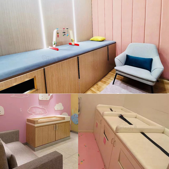 
Mother and baby room diaper table, swimming pool touch table, soft padded massage table, waterproof third bathroom dressing table
