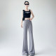 Wearing micro-flare yoga pants for women in spring and summer 2025 thin high waist small quick-drying high hanging flared trousers