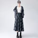 Plaid skirt Female autumn and winter American high -waisted retro mid -length skirt long skirt big plaid small umbrella skirt
