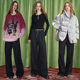Fairy pocket black casual wide-leg pants for women in spring 2025 new slim and lazy style slack pants
