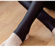 Autumn and winter plus fat and plus velvet glossy pants for women to wear large size fat MM pants for fat people 200Jin [Jin equals 0.5kg] high elastic leggings