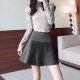 Women's pleated pleated skirt 2025 Spring and Autumn New Hot Girl Style Street Style High Waist Slim A-line Suit Short Skirt