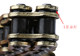 Suitable for Haojue Chi Chi GW250F GSX250R DL250 suite chain original sprocketing rhineboard oil seal chain