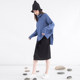 Pickup Spring and Autumn Black Skirts irregular skirt Women's A -line Women's A -Words Women's Design Sensors D193NS3213