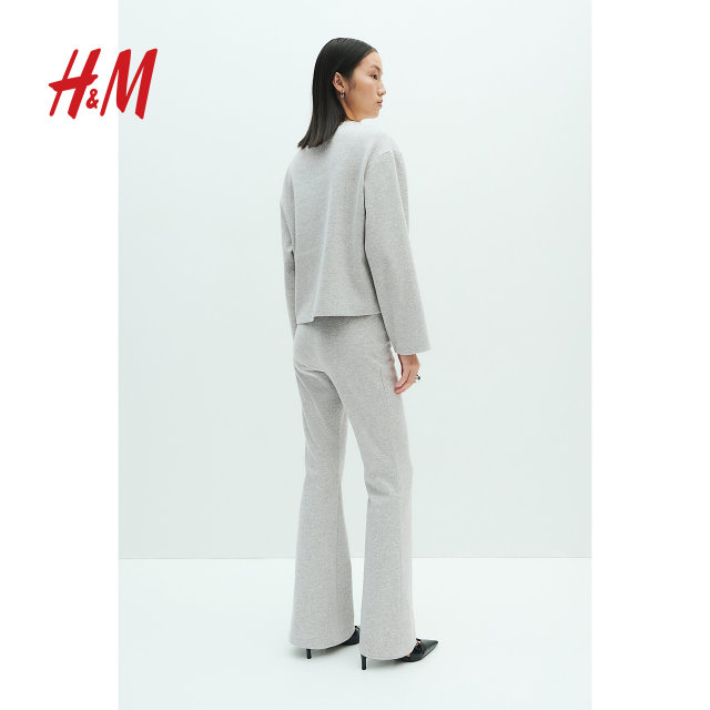 HM women's summer fine knitted flared leggings 1259081