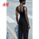 HM women's pants summer casual commuting simple straight slim long trousers 1206056
