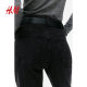 HM women's pants in summer 5 bags high waist slightly elastic casual slim nine-point jeans 0941666
