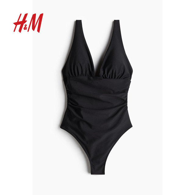 HM Women's Clothing 2025 Summer New One-piece Swimsuit 1259298
