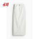 HM summer women's clothing, fashionable casual trendy denim half-length skirt 1218390