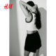 HM women's vest suspender summer slim ribbed cotton short comfortable and fashionable vest 1049251
