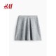 HM women's skirt summer slim rib knitted A-line mini skirt 1259491
