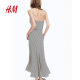 HM2025 summer new women's clothing, fashionable casual and versatile crepe-like A-line skirt 1284906