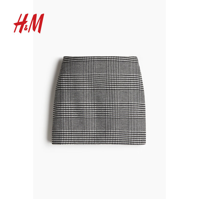 HM women's skirt summer slim and fashionable comfortable high waist mini skirt 1247890
