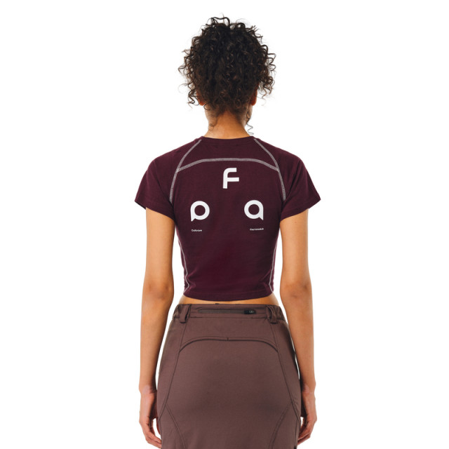 FPA sports Hasselblad 7A antibacterial logo short sleeve summer national trend high-end short slim round neck T-shirt for women
