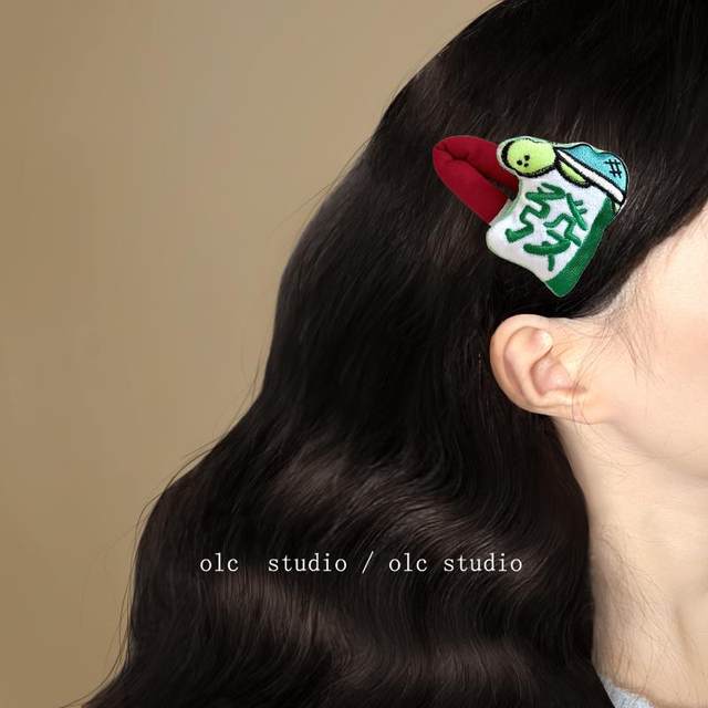 Make a fortune on 'Mah'! Fun and creative mahjong cartoon doll three-dimensional sponge bb clip forehead side bangs clip