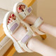 Sandalias de princesa para niñas Verano 2025 Nuevos zapatos deportivos de playa con punta abierta para niños Sandalias estilo celebridad de Internet para niños medianos y mayores