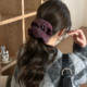 
Rich autumn and winter! Retro woolen plaid large intestine hair rope women's low ponytail hair rubber band headband hair tie hair accessories