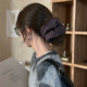 
Rich autumn and winter! Retro woolen plaid large intestine hair rope women's low ponytail hair rubber band headband hair tie hair accessories