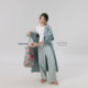 Jinggu white label DADATATA high-end denim washing windbreaker slightly fat mm outfit large size loose spring jacket