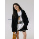 Jinggu white label DADATATA100 cotton loose work jacket for women slightly fat mm wear
