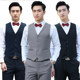 Groomsmen's suit summer brothers suit vest white shirt dress wedding groom wedding suit large size western style