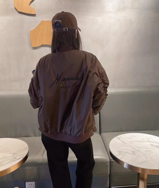 European Station 2025 Spring New Style Casual Loose Thin Cotton Baseball Jacket Women's Multi-Color